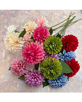 2 Head Dahlia Ball Flower Fwr