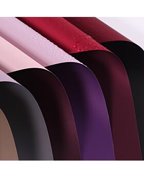 2 Warna Bicolor Cellophane Flower / Waterproof Wrapping Paper / Kertas Buket Bunga 58x58cm Fst