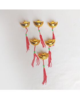Gantungan Tassel 3d Tael Emas CNY (6pcs/pak)
