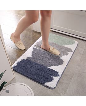 Keset Bulu Luxury Antislip Abstract Krh - Grey