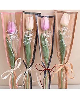 30lbr Cellophane Plastik Wrapping Mini Border Kraft Fst