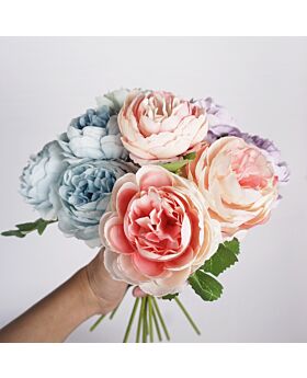 Core Spun Peony Flower Fwr