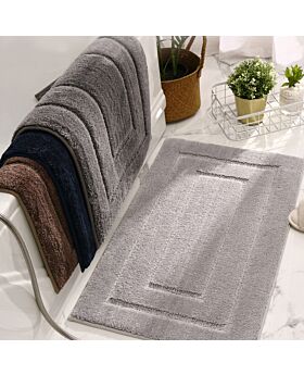 Keset Bulu Luxury Antislip Emboss Kotak