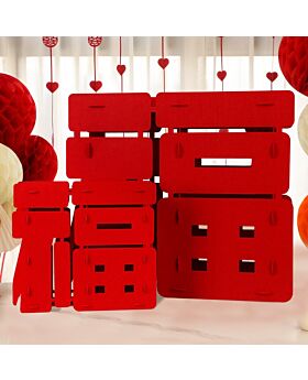 Hiasan Meja Imlek CNY Huruf Fu