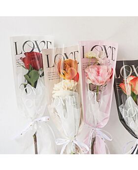 1 Pak Cellophane Plastik Wrapping Mini LOVE Fst