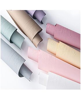 Grosir 1Pak 3D Embossed Cellophane Fst - Royal Pattern