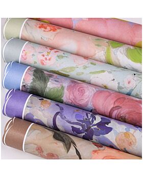 Grosir 1Pak Cellophane Motif Fst - Flower Painting