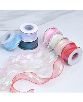 1 roll Pita FishTail 3.8cm x 10 yard Hologram Fst