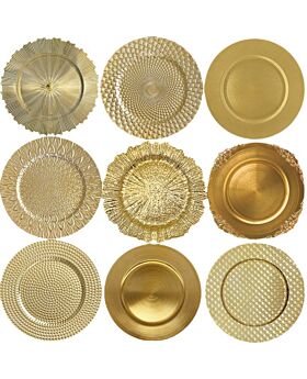Charger Plate Gold Mkn