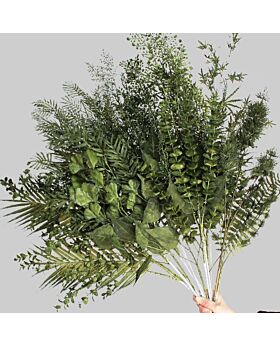 Tangkai Daun Palsu Hijau Tua Lff