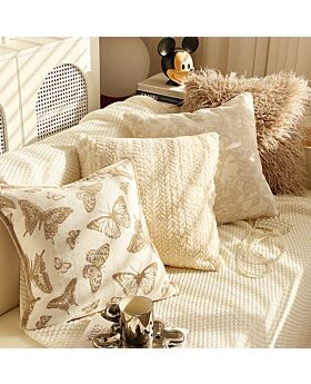 Sarung Bantal Sofa 45x45cm Seri Brown D Sbs