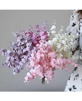 Pastel Eucalyptus Flower Bunch Fwr