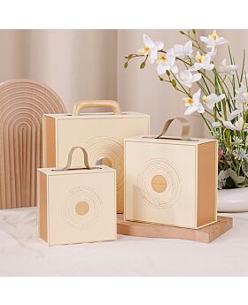 Premium Tas Jinjing Hampers Imlek - Kotak Cream