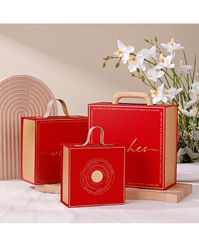 Premium Tas Jinjing Hampers Imlek -  Kotak Merah