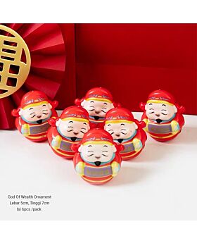 6pcs Ornament Hampers CNY God of Wealth