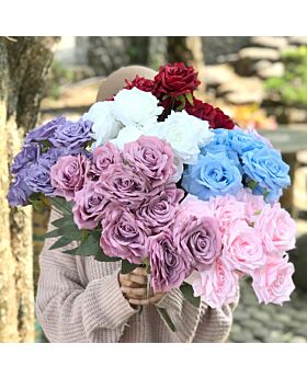 9 Head Diamond Rose Fwr