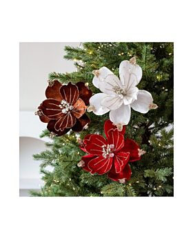 22cm Bunga Natal Magnolia Xmas