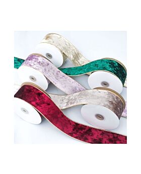 1 roll Pita Velvet Lebar 6cm Xmas