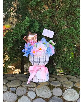 karangan  bunga strella mini bouquet