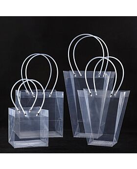 Plastik Jinjing Buram PP Transparan Buket Fst