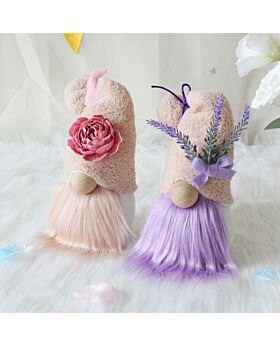 Boneka Natal Gnome Xmas - Pink Rose