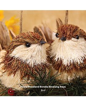 Forest Woodland Boneka Binatang Xmas - Bird