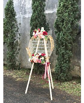 Rangkaian Bunga Standing Acrylic Large