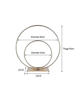 Metal Hoop Wedding Centerpiece Vsc
