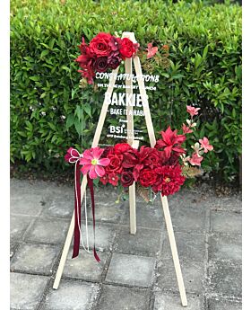 Rangkaian Bunga Standing Acrylic Medium