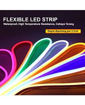 Waterproof Lampu Led Neon Flex Strip Light Flexible Ip 65 Lld
