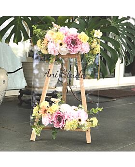 Rangkaian Bunga Standing Acrylic Small