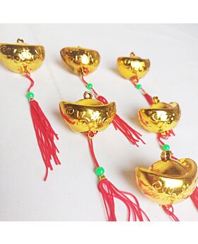 Gantungan Tassel 3d Tael Emas CNY (6pcs/pak)