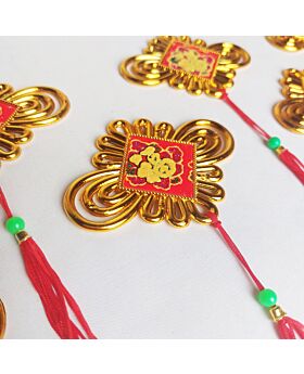 Gantungan Tassel Blessing Inside Wreath CNY (6pcs/pak)