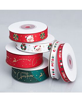 10 Yard Pita Natal Lebar 1cm 1.5cm 2.5cm Xmas