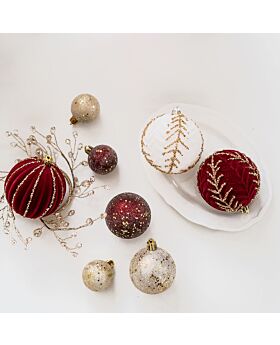 3 in 1 Bola Natal Red Velvet Xmas