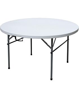 Meja Makan Lipat Plastik (Banquet Table) Bulat Mkr