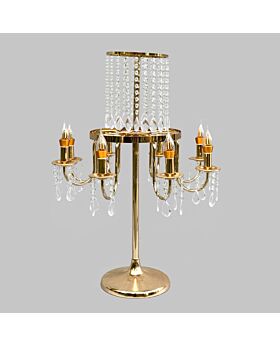 8 Head LED Candelabra with Flower Stand Lst