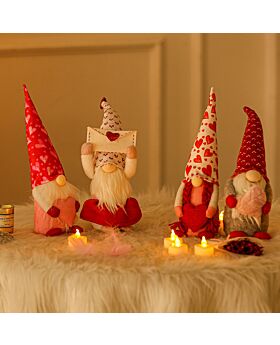 Boneka Natal Gnome Xmas - Love Heart