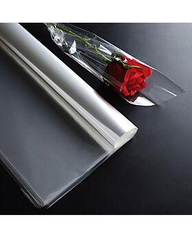 1 PAK Plastik Buket OPP Transparent Fst