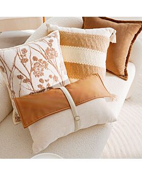 Sarung Bantal Sofa 45x45cm Seri Brown B Sbs