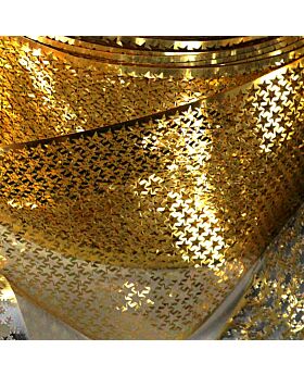 Gold Star Wedding Ceiling Streamer Decoration Bdp (per kg)