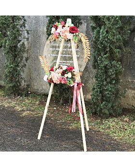 Rangkaian Bunga Standing Acrylic Large