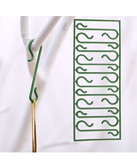 10pcs Kaitan Gantungan Plastik S Hook Xmas