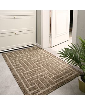 Jumbo 50x80cm Keset Pintu Rumah Antislip Woven Krh