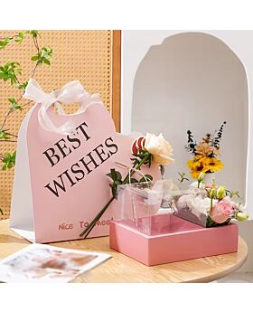 Box Bunga Kue Hati Best Wishes Fst