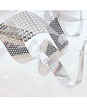 Silver Snowflake Wedding Ceiling Streamer Decoration Bdp (per kg)