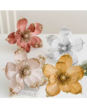 20cm Bunga Natal Magnolia Tipe B Xmas