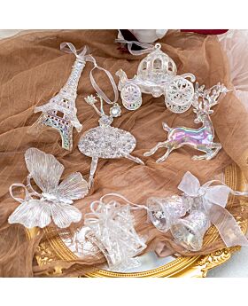 Pearl Transparan Pendant Ornament Xmas