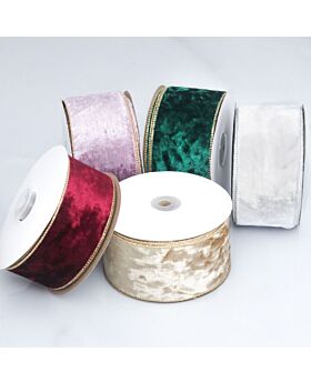 1 roll Pita Velvet Lebar 5cm Xmas