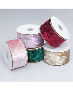 1 roll Pita Velvet Lebar 6cm Xmas